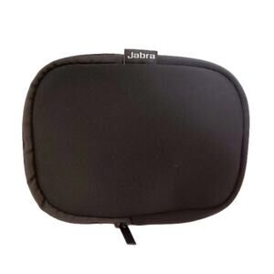 Jabra Neoprene Carrying Zip Case Storage Tech Travel Pouch